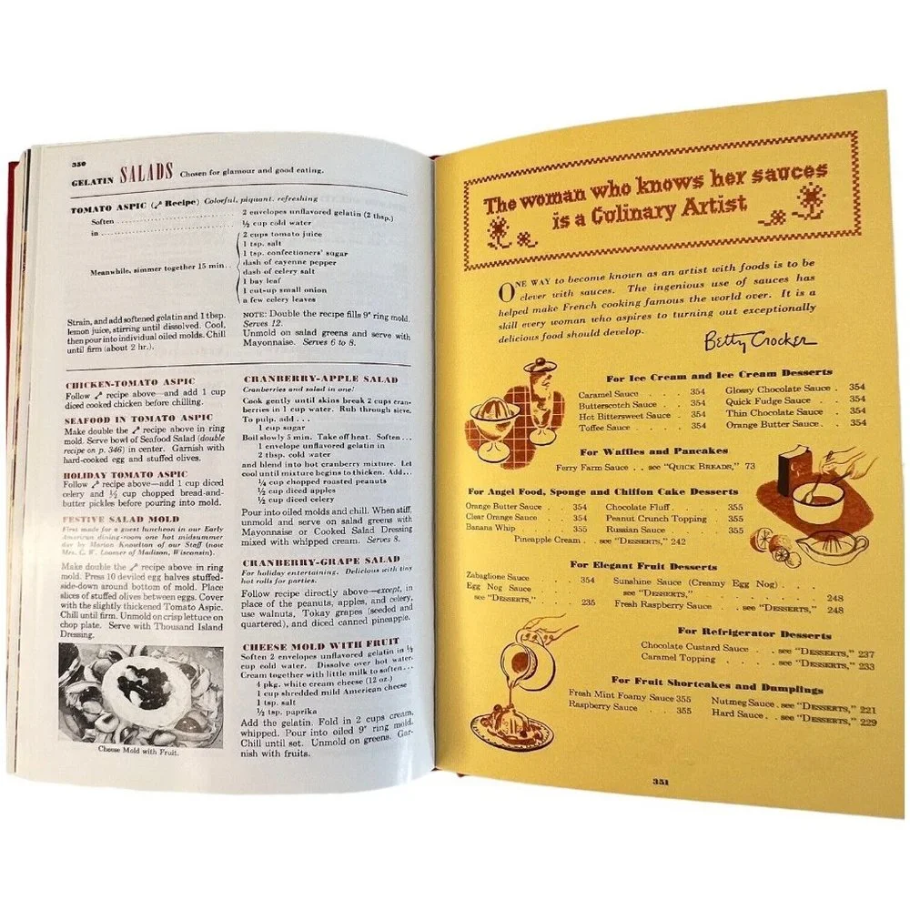 Betty Crocker’s Picture Cook Book 1950 Facsimile Reprint 1998‎ Hardcover Rodale